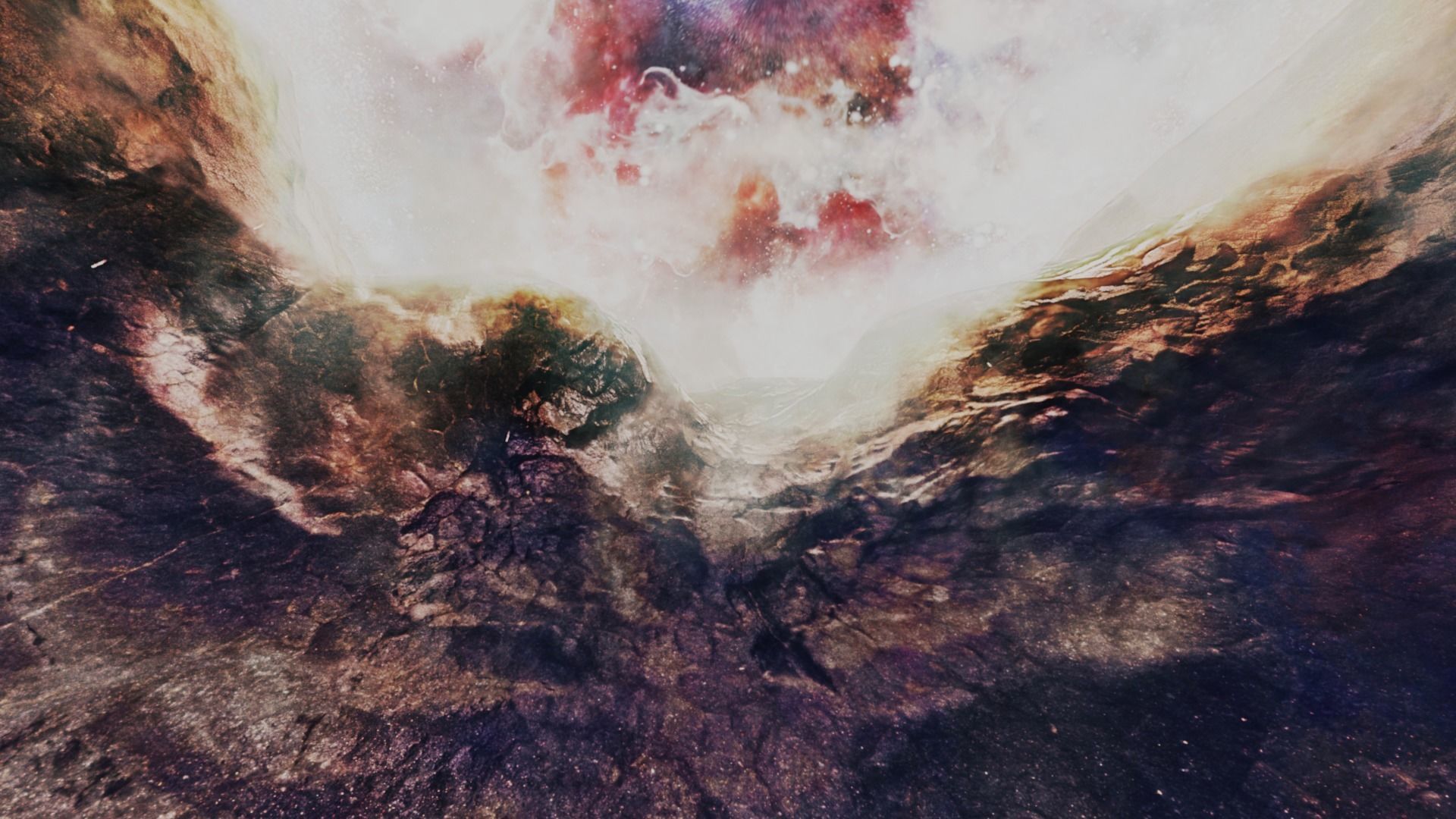360 starfield crater environment sky Low-poly 3D model_11