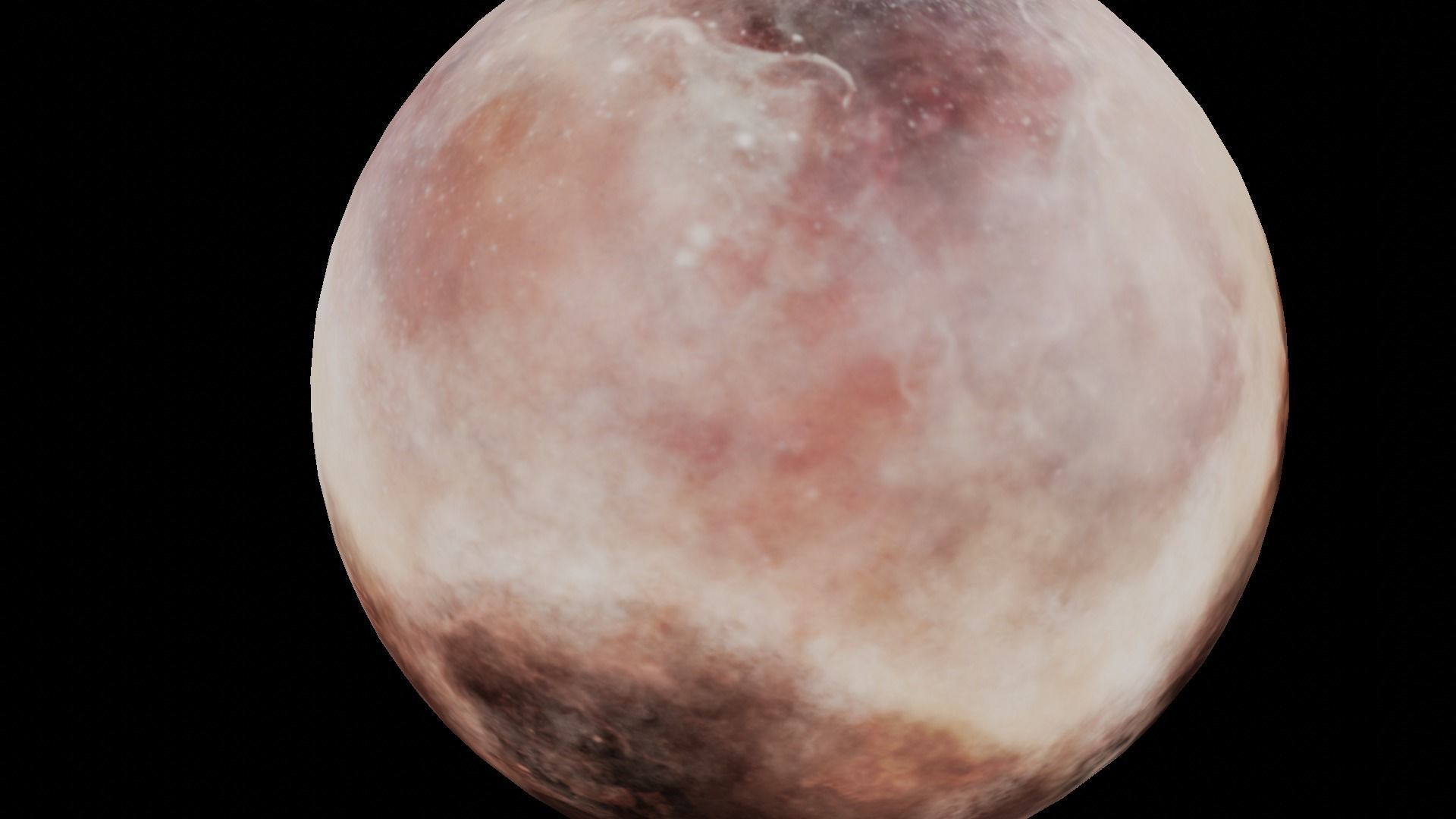360 starfield crater environment sky Low-poly 3D model_12