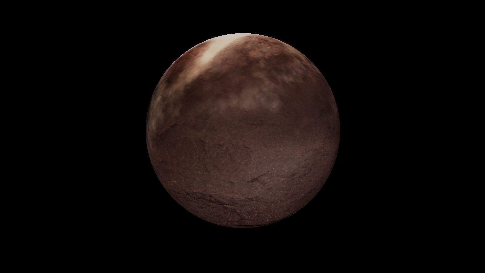 360 starfield crater environment sky Low-poly 3D model_14