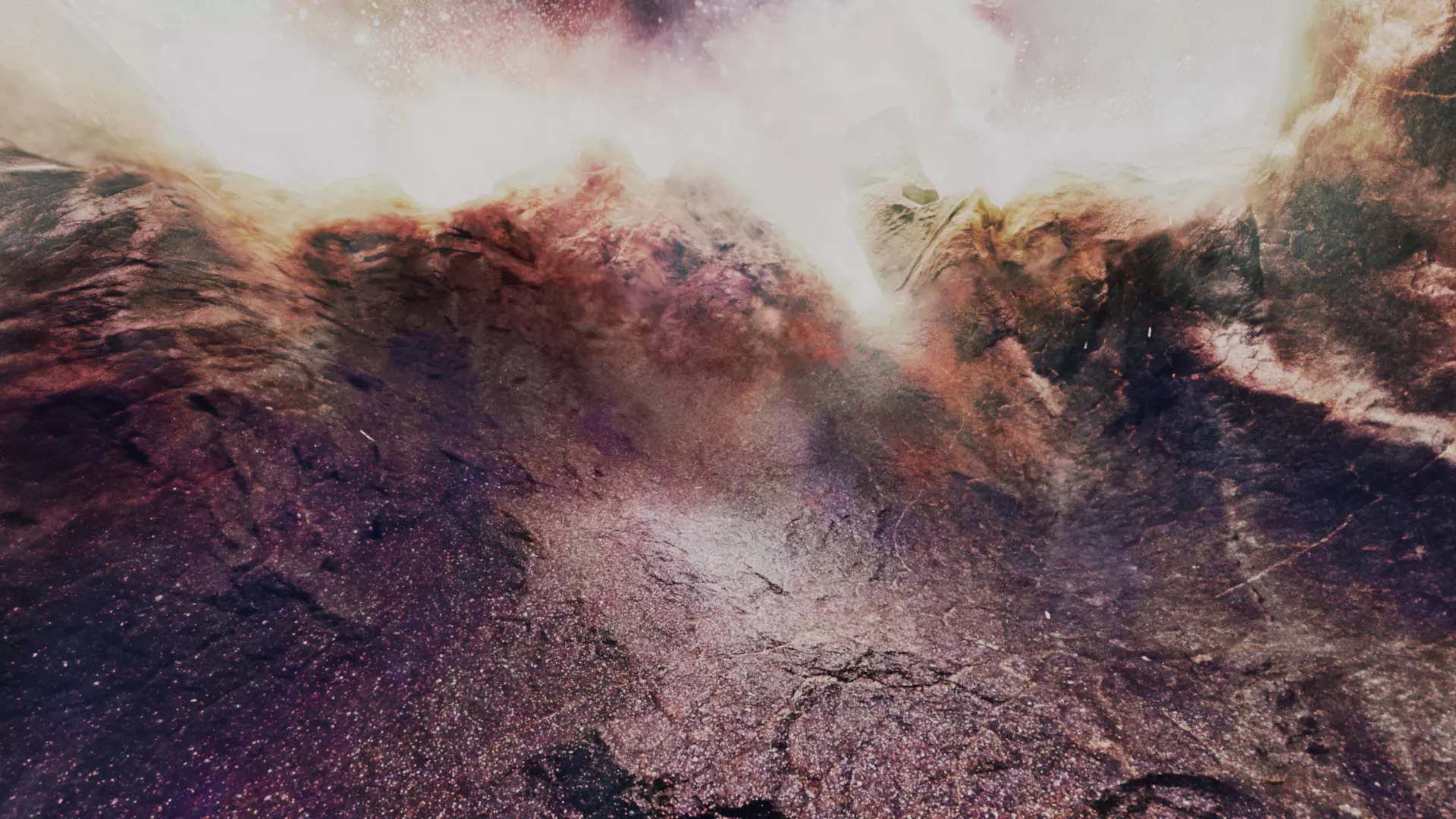 360 starfield crater environment sky Low-poly 3D model_0
