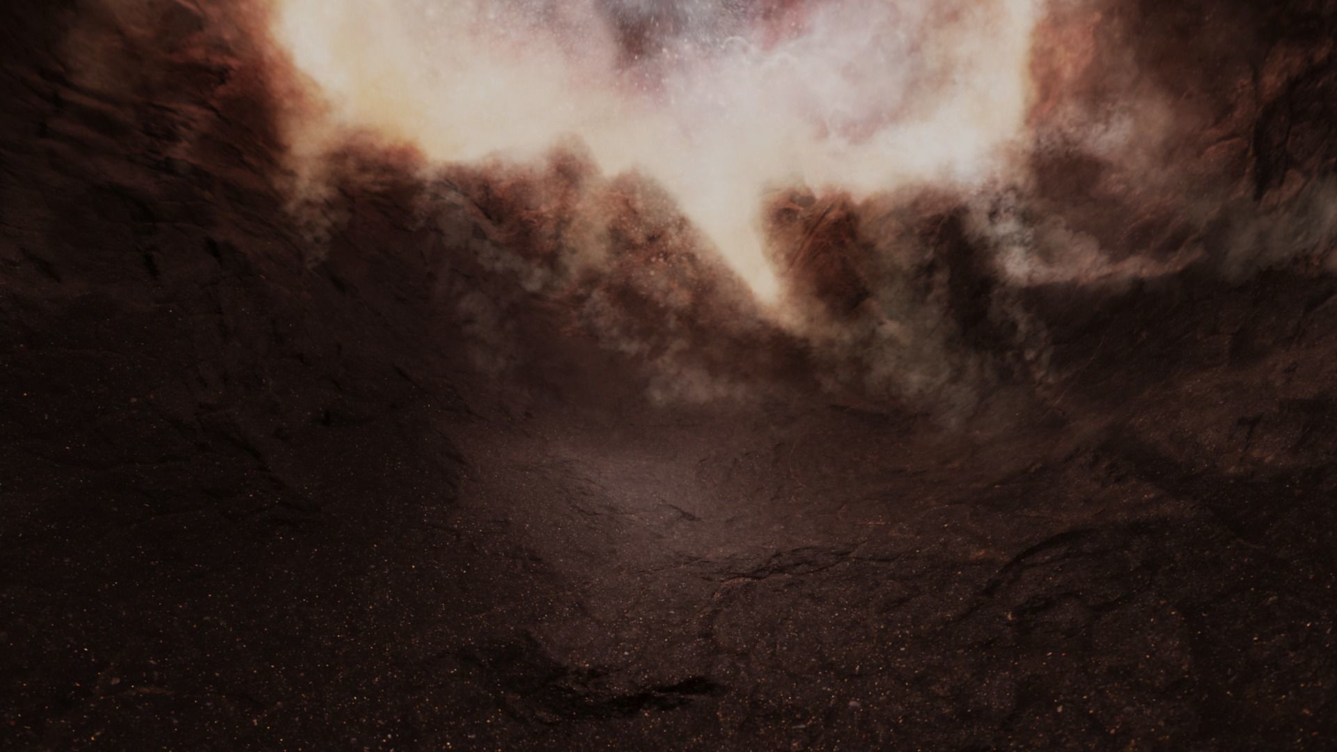 360 starfield crater environment sky Low-poly 3D model_1