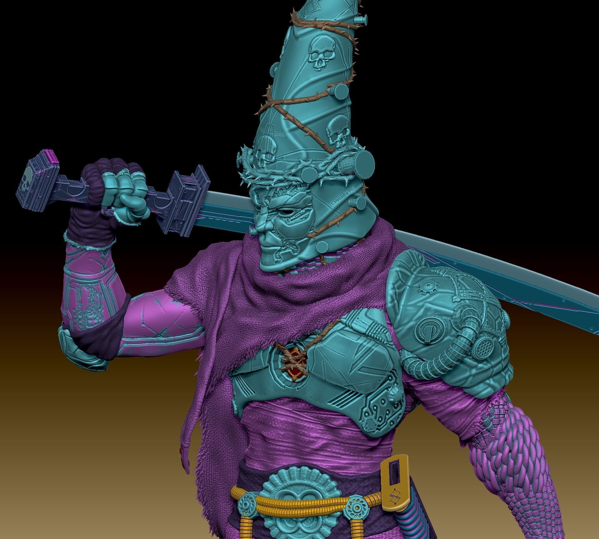Archaic Exaltation Penitent One  3D print model_1