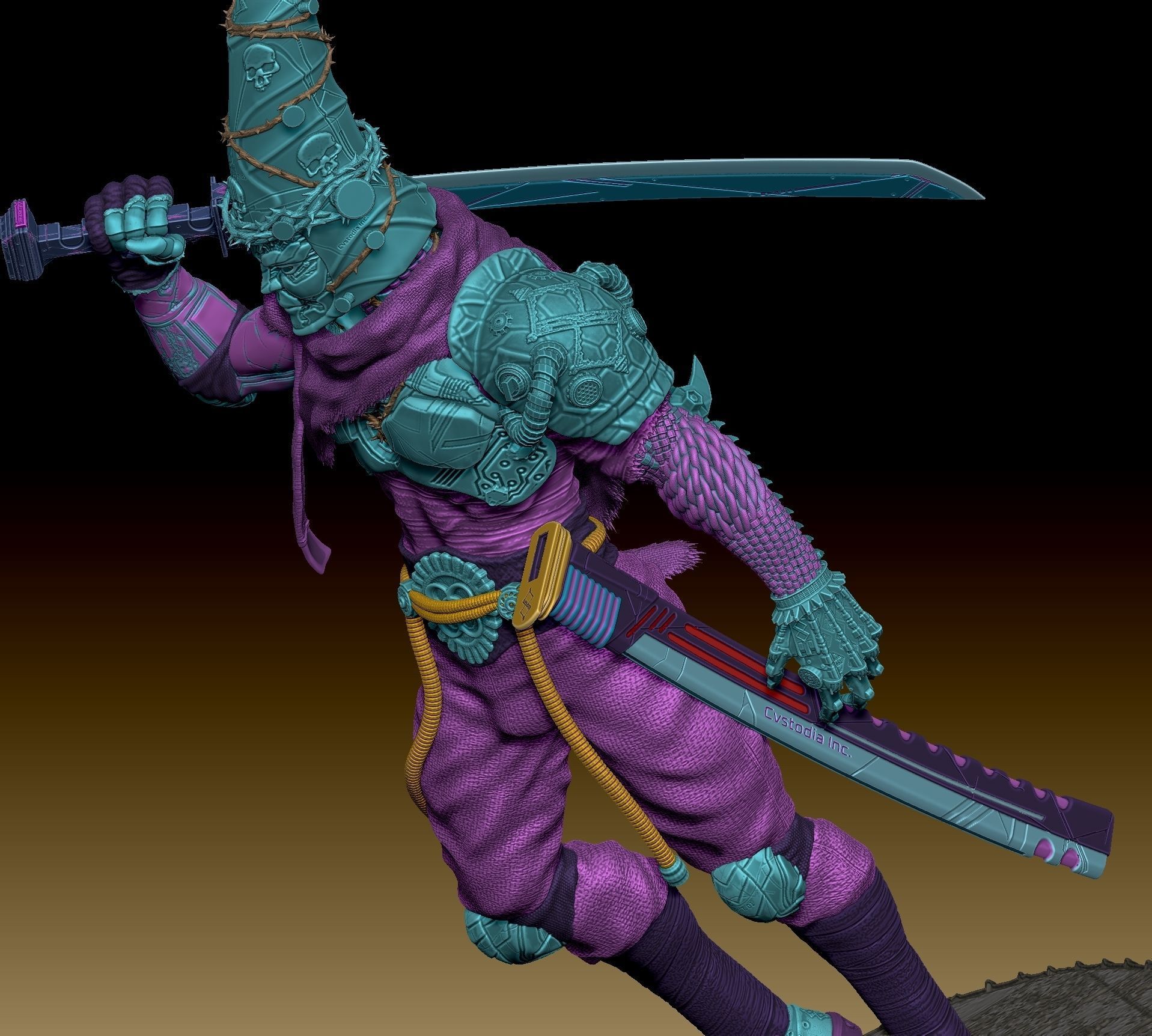 Archaic Exaltation Penitent One  3D print model_3