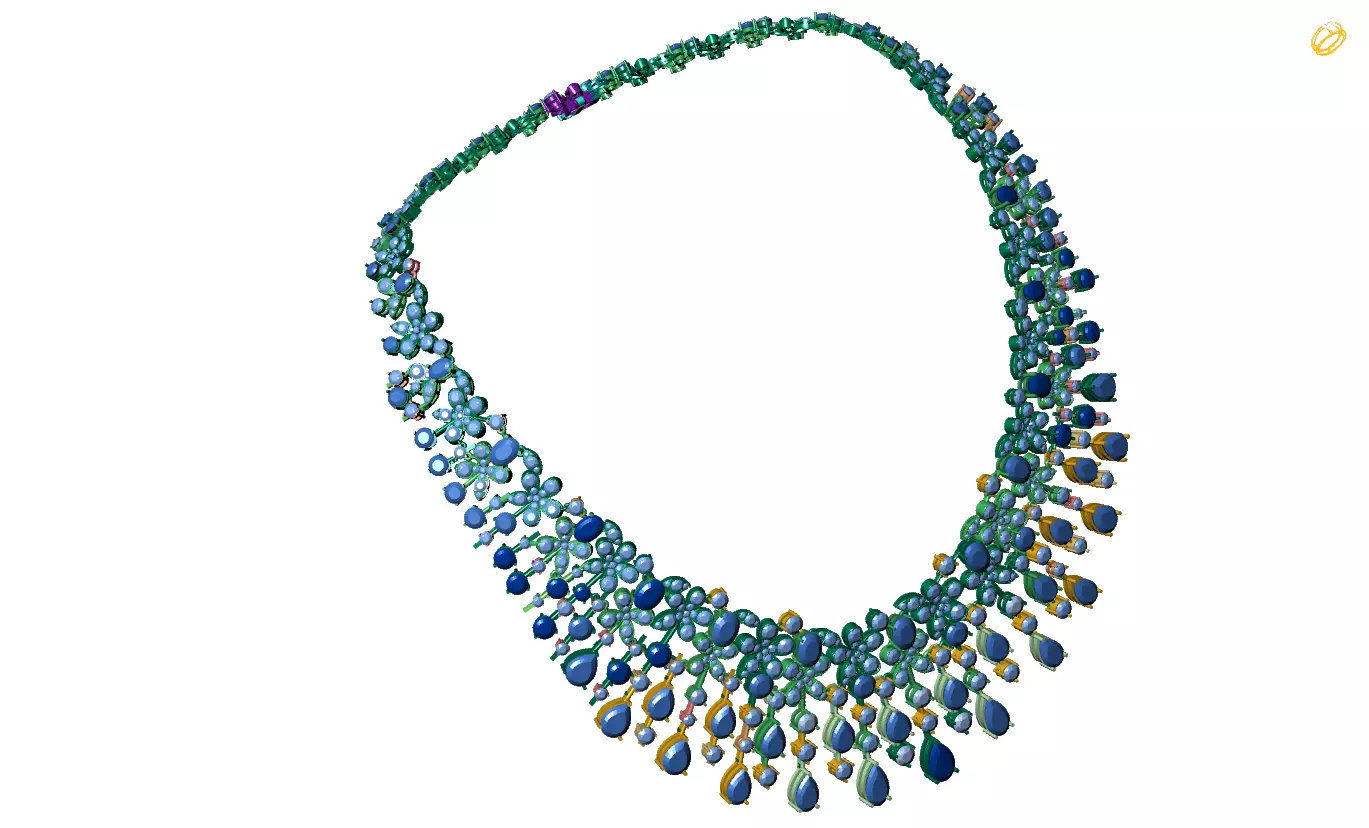 Necklaces 3D print model