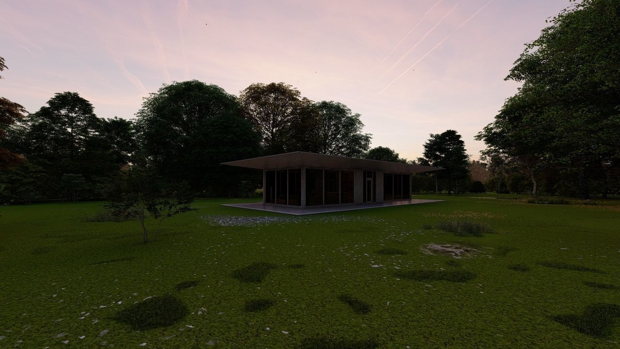 Casa Scene-villa-modern house 3D model_8