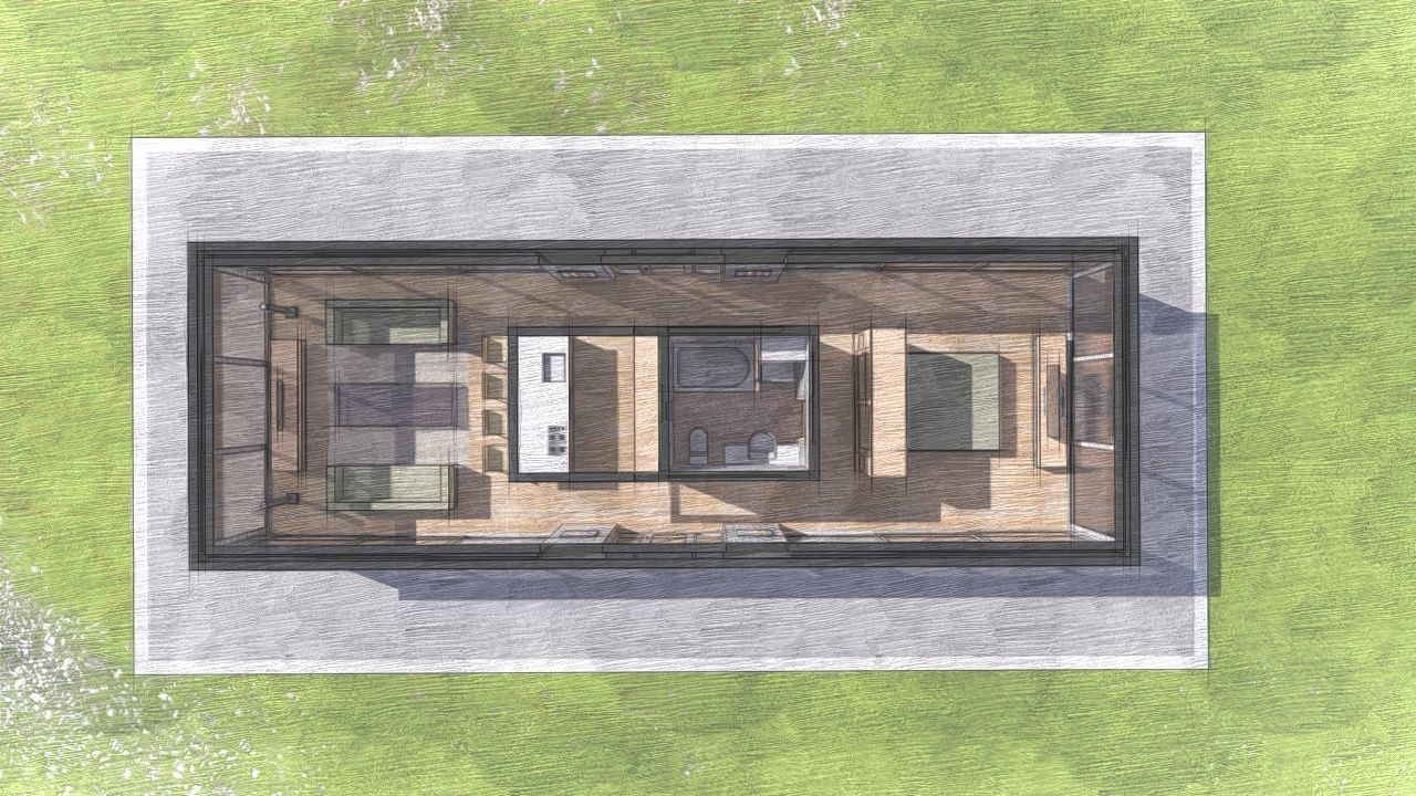 Casa Scene-villa-modern house 3D model_13