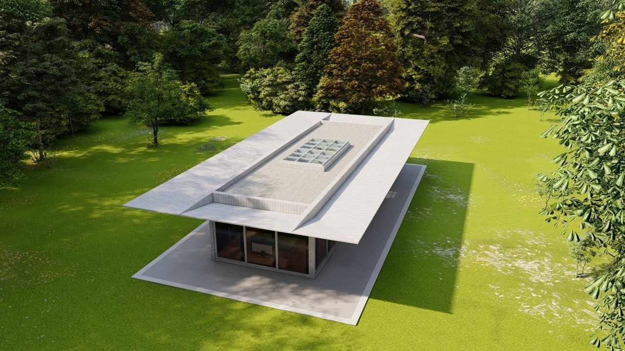 Casa Scene-villa-modern house 3D model_17