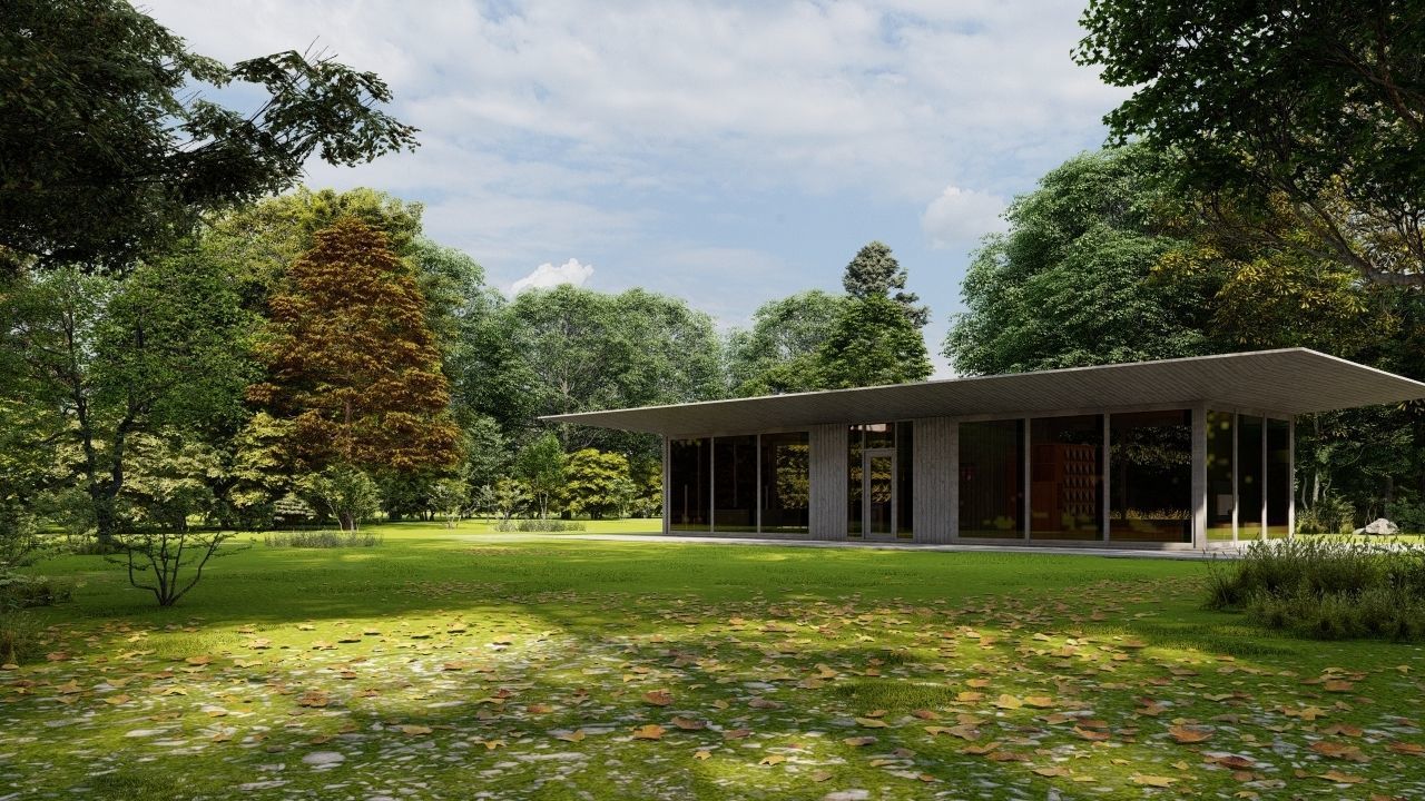 Casa Scene-villa-modern house 3D model_0