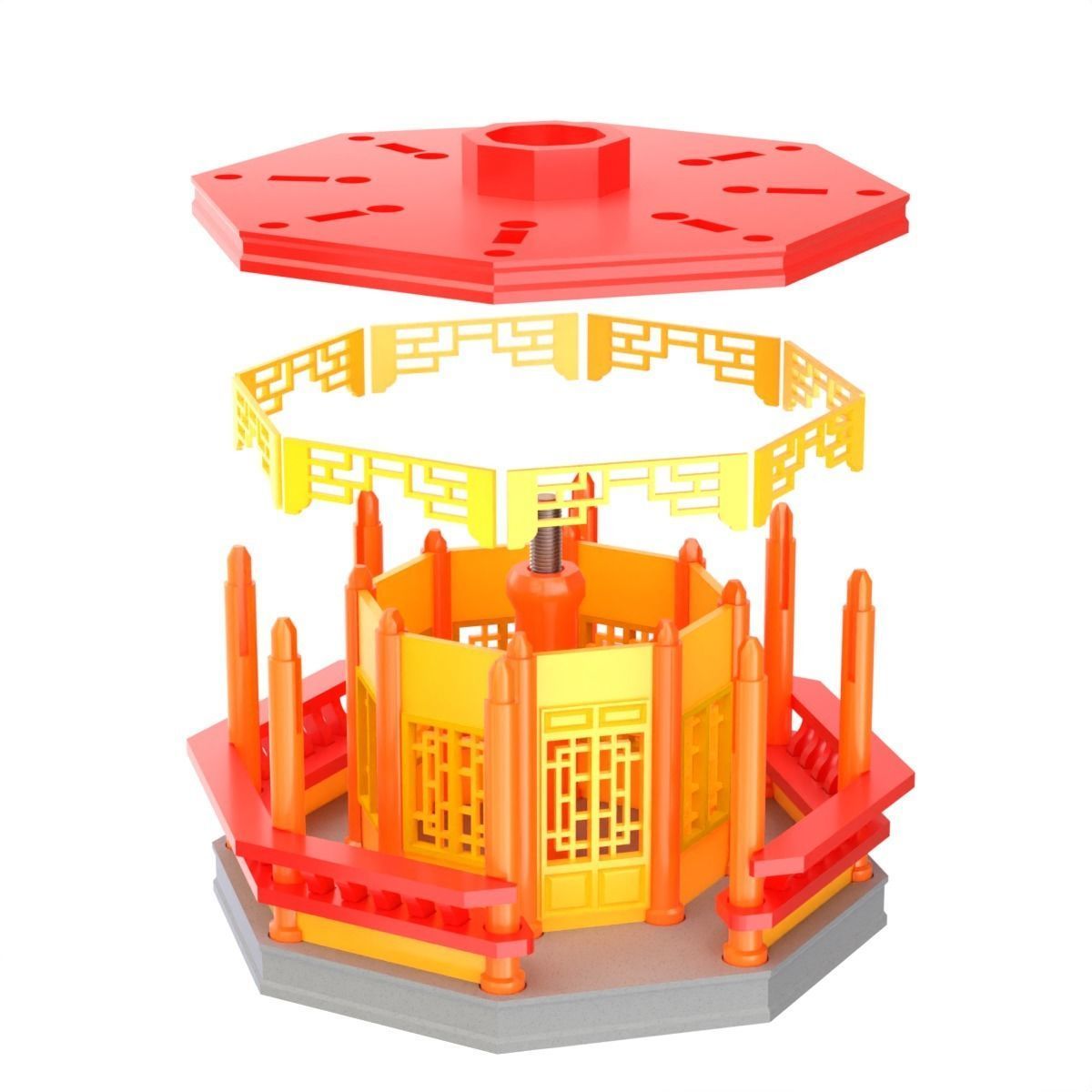 Printable Pagoda 3D print model_13