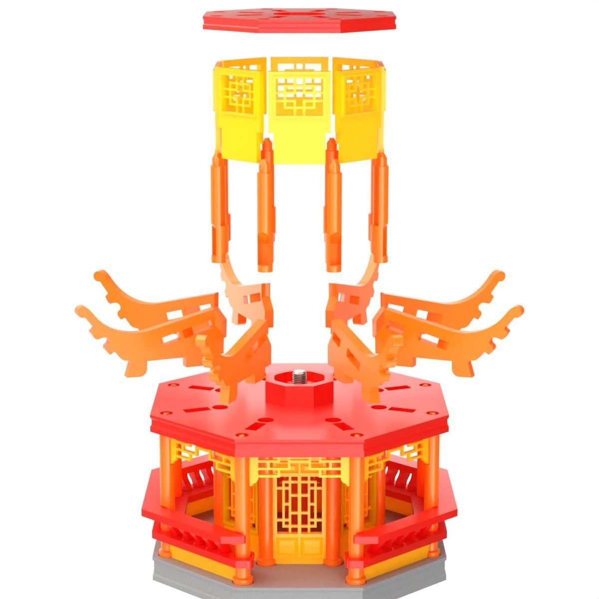 Printable Pagoda 3D print model_12