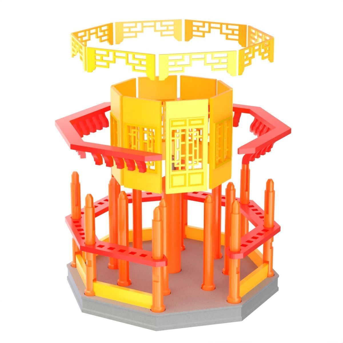 Printable Pagoda 3D print model_14