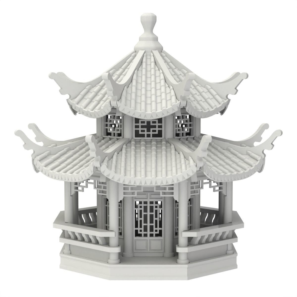 Printable Pagoda 3D print model_20