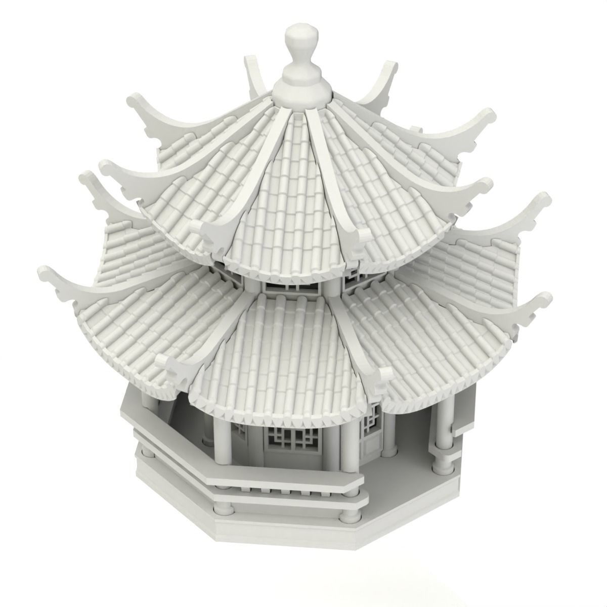 Printable Pagoda 3D print model_22