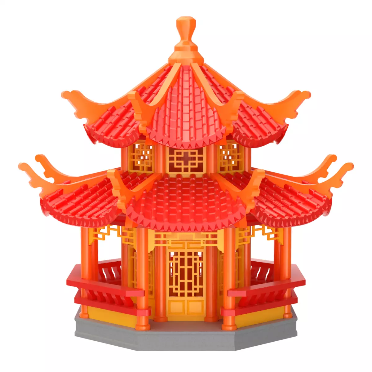 Printable Pagoda 3D print model_0