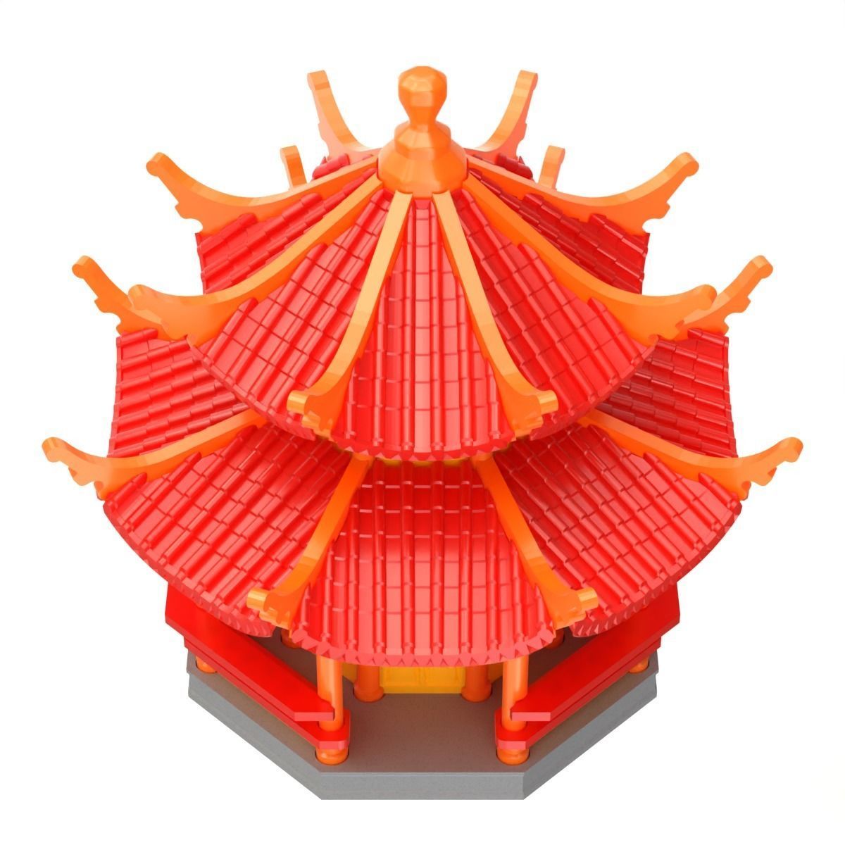 Printable Pagoda 3D print model_6