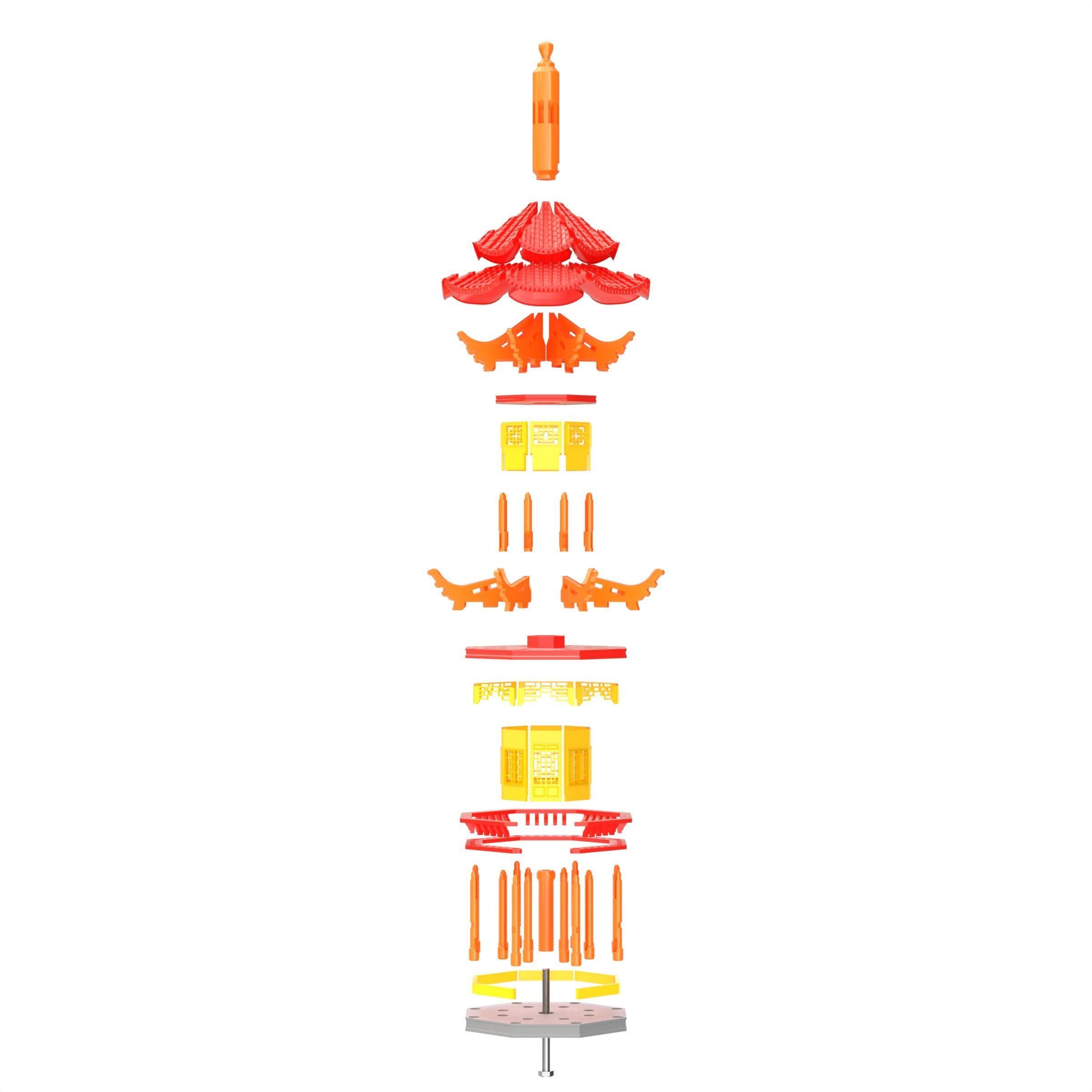 Printable Pagoda 3D print model_16