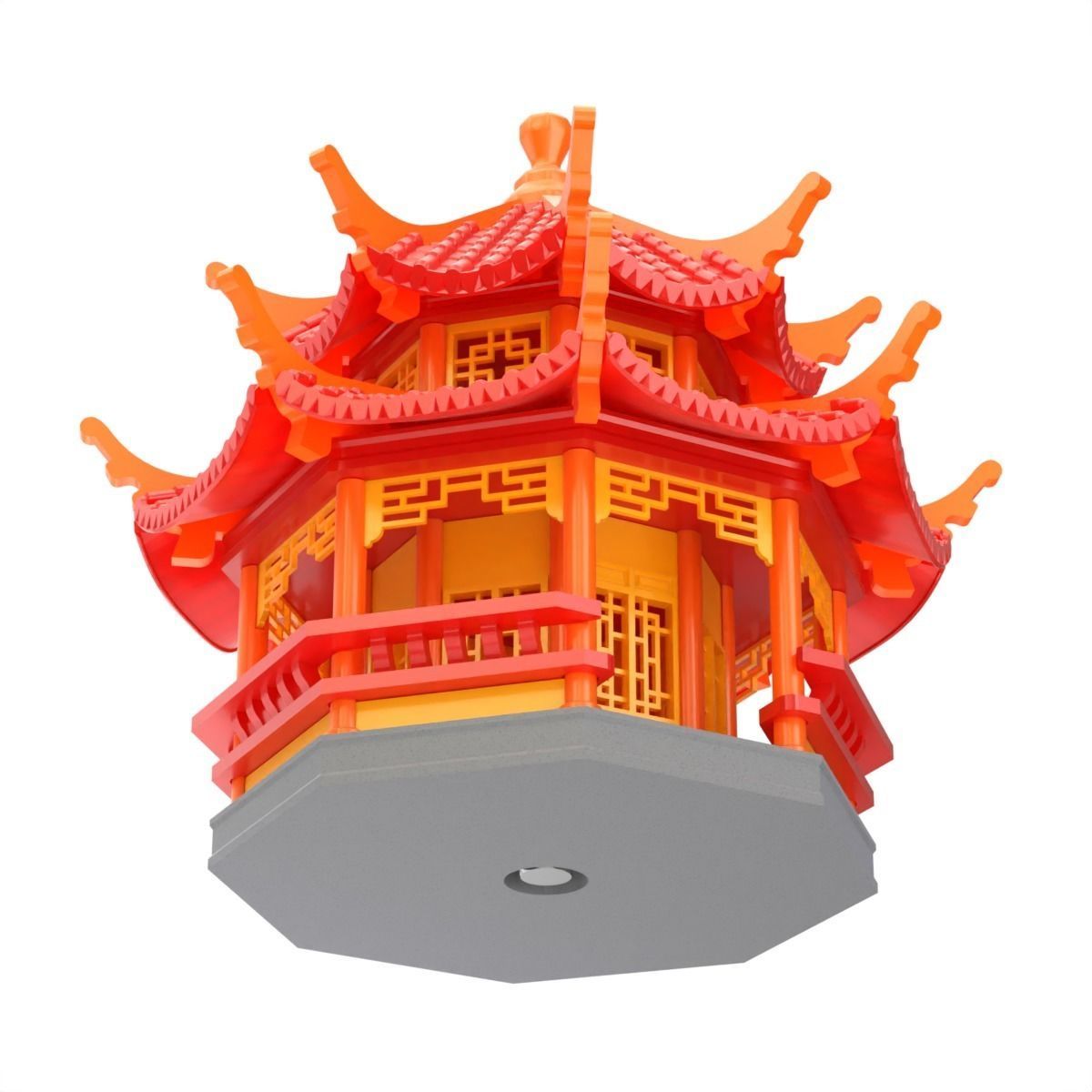 Printable Pagoda 3D print model_5
