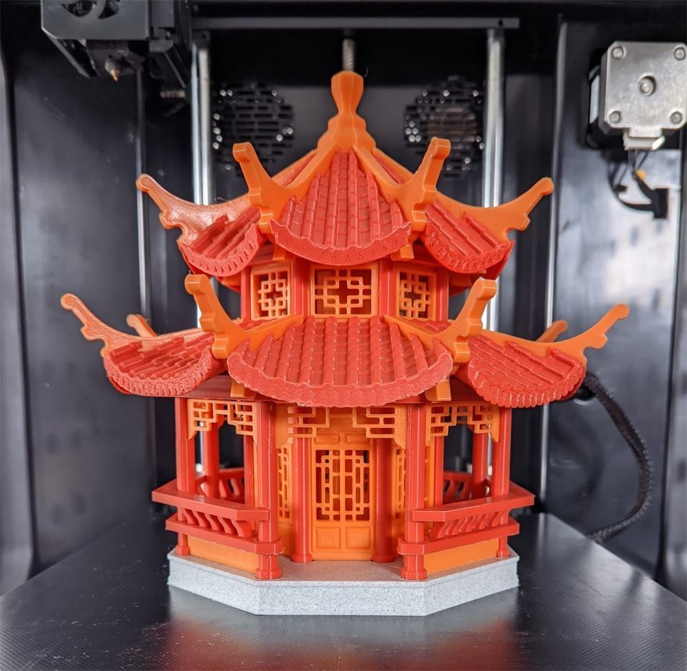 Printable Pagoda 3D print model_1