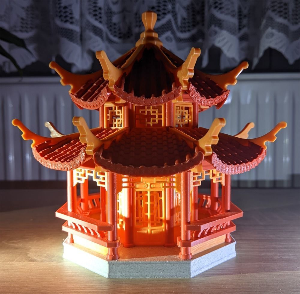 Printable Pagoda 3D print model_2