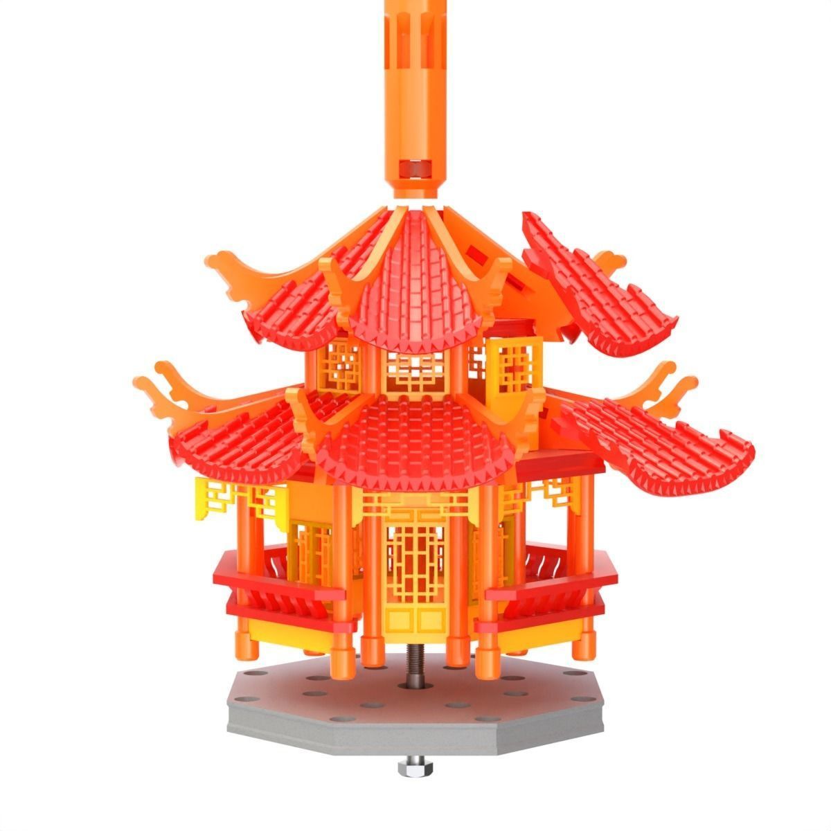 Printable Pagoda 3D print model_17