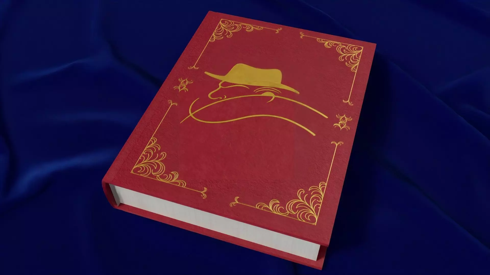 Rigged Book 3D model