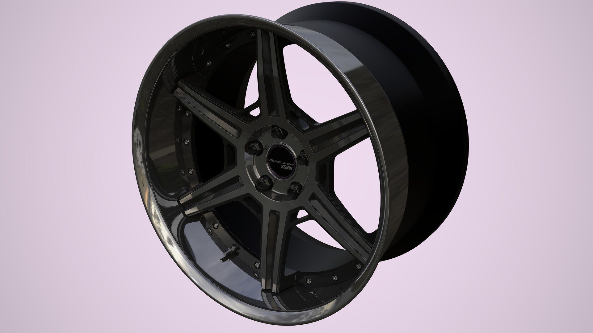 SSR Wheels  Low-poly 3D model_5