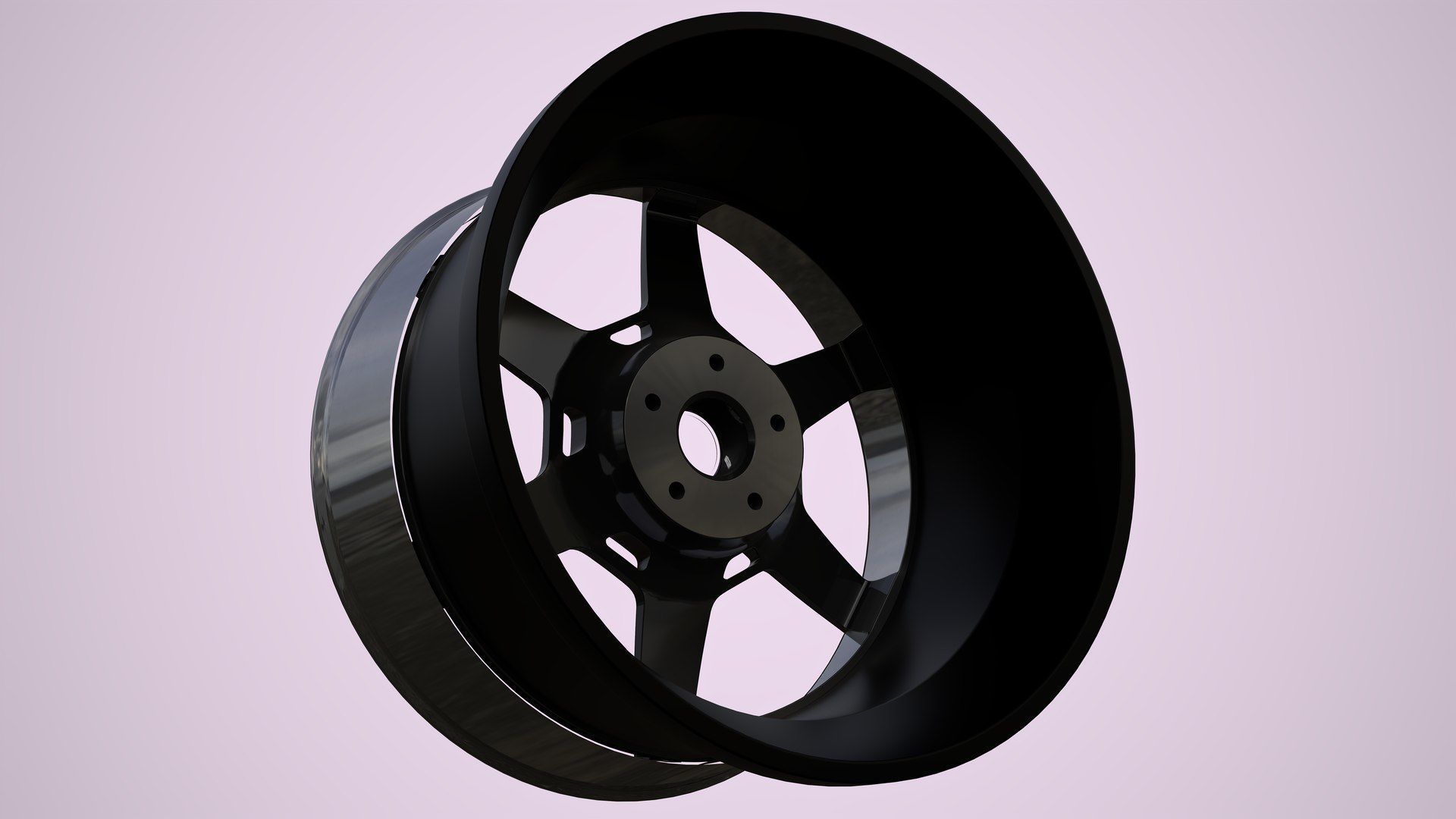 SSR Wheels  Low-poly 3D model_6