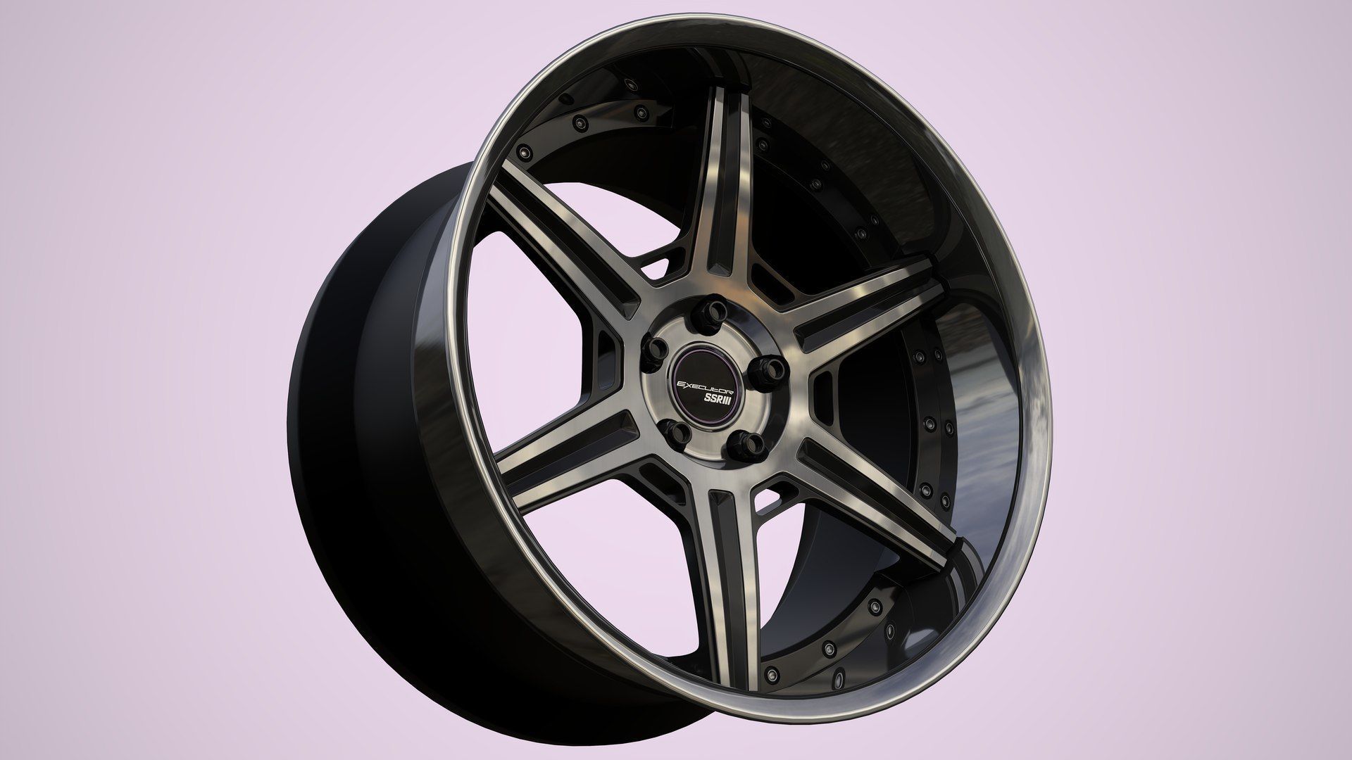 SSR Wheels  Low-poly 3D model_2