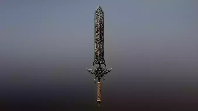Demon Sword - LowPoly - 3D Model