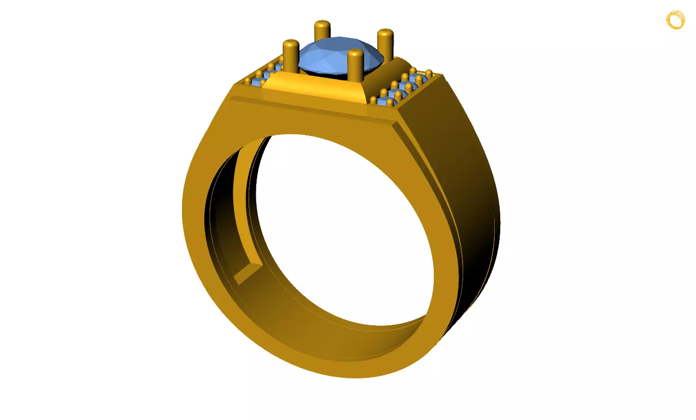 Man Rings Free 3D print model