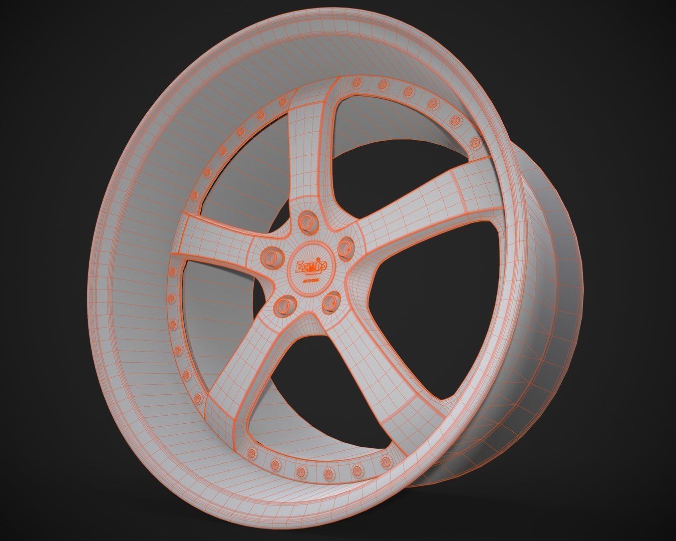Rim Equip E05 Low-poly 3D model_8