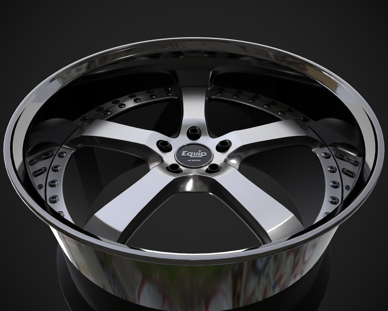 Rim Equip E05 Low-poly 3D model_3