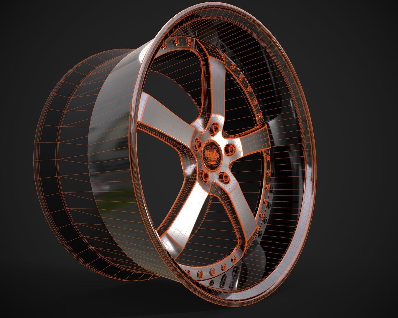 Rim Equip E05 Low-poly 3D model_14