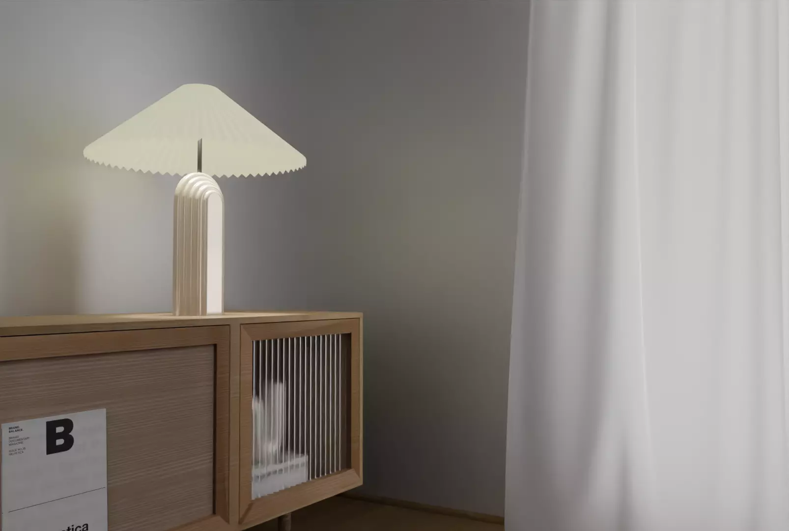 Table Lamp 3D model_0