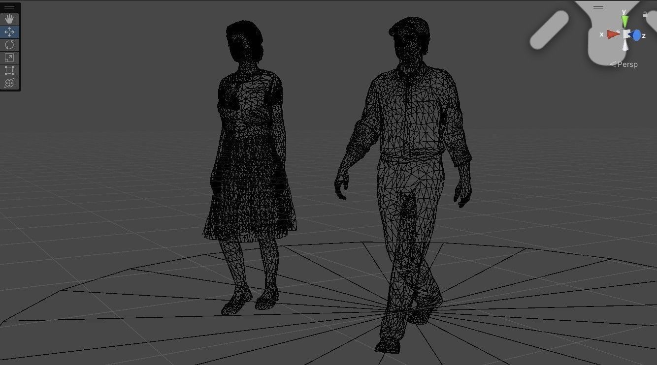 Soviet Citizens Low-poly 3D model_12