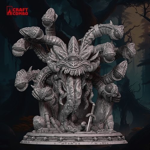 DnD Mini - Creature Beholder 3D print model