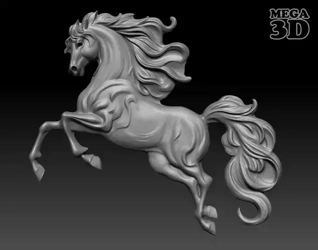 Horse Bas relief 240510 09