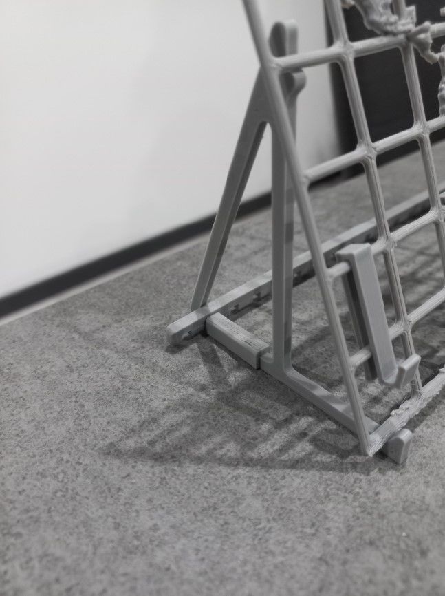 Decorative organizer grid with the map of planet Earth 3D print model_5