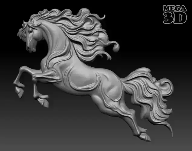 Horse Bas relief 240510 07