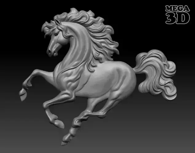 Horse Bas relief 240510 04