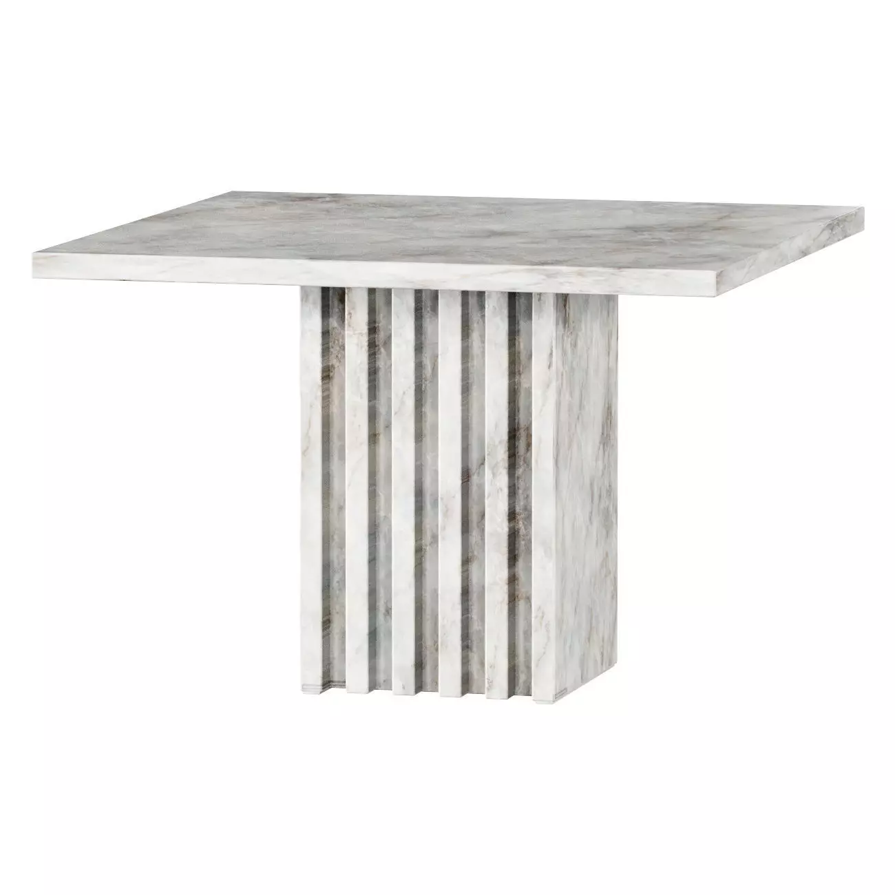 CARVE MARBLE COCKTAIL TABLE MED 3D model