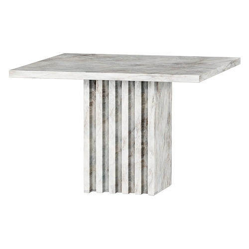 CARVE MARBLE COCKTAIL TABLE MED 3D model