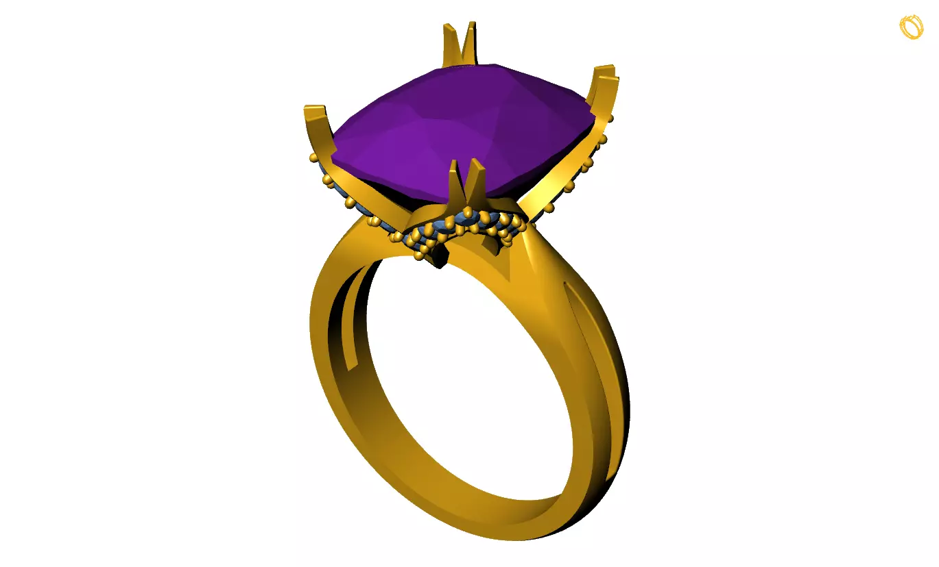 women ring Free 3D print model