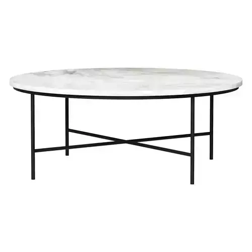 IRWIN WHITE MARBLE COFFEE TABLE MODEL