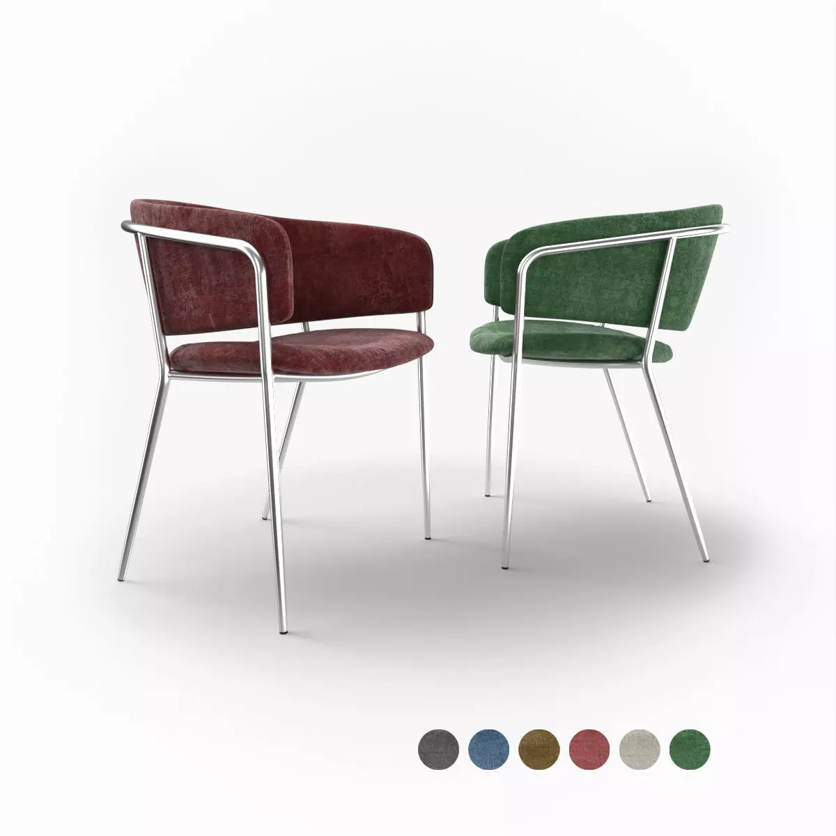 Runnie dining chair 3D model