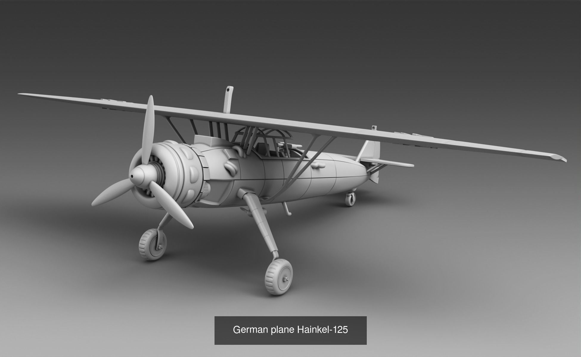 Planes WW2 - Germany 3D Model Collection_5