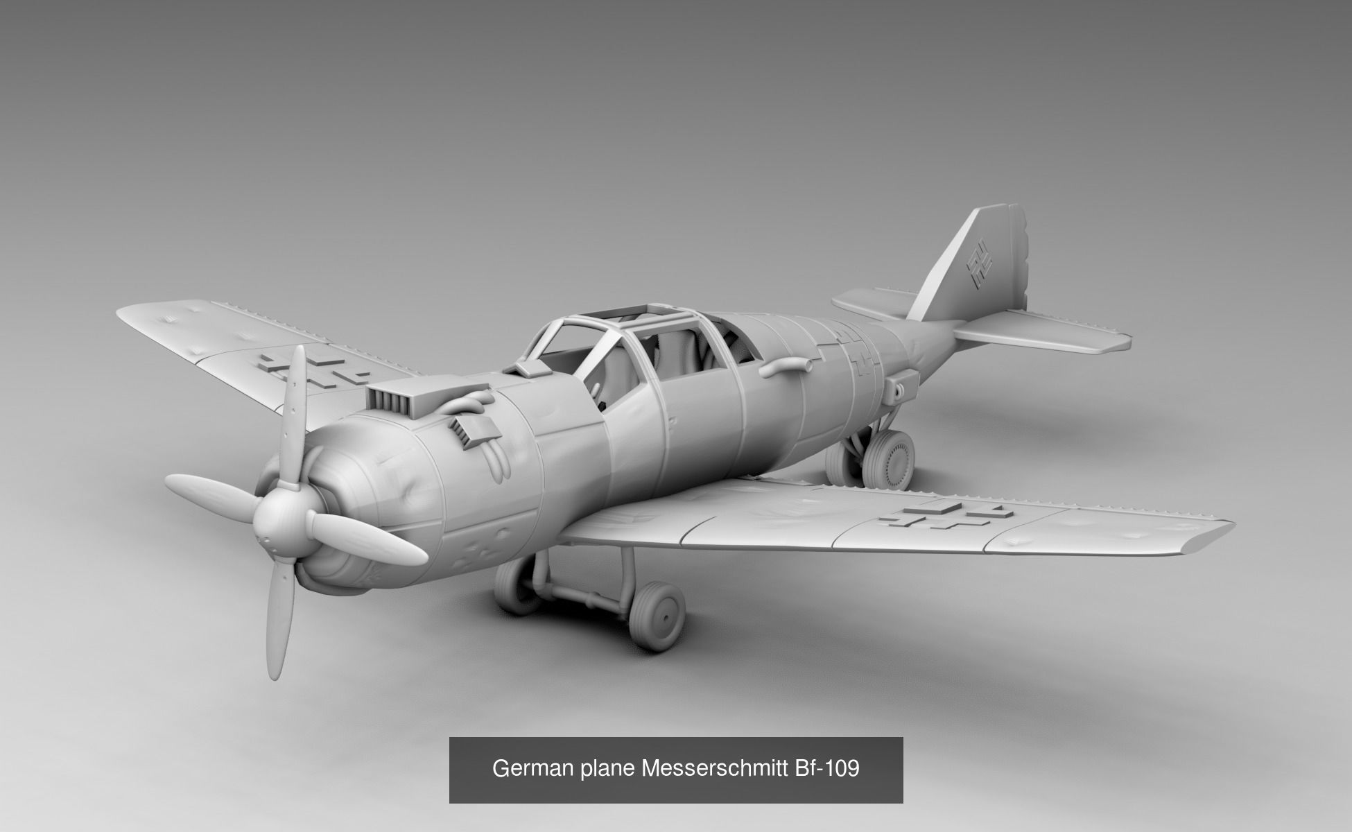 Planes WW2 - Germany 3D Model Collection_9