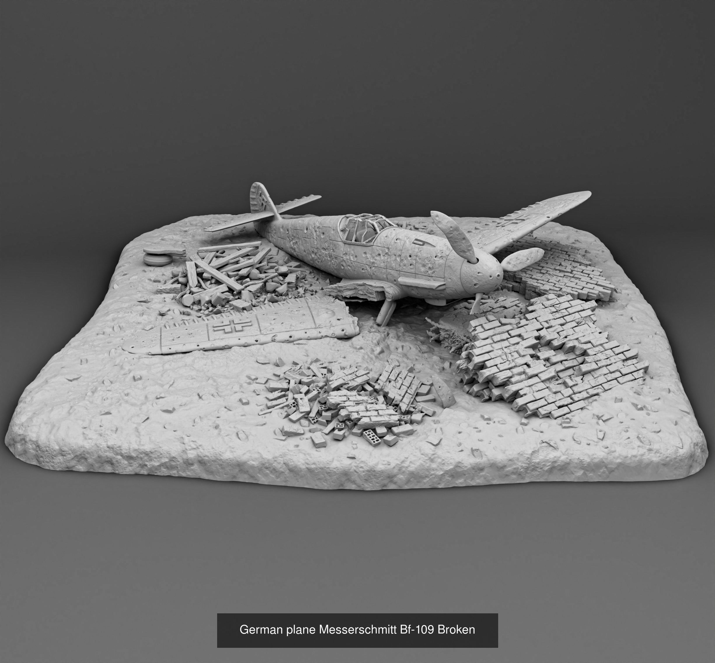 Planes WW2 - Germany 3D Model Collection_10