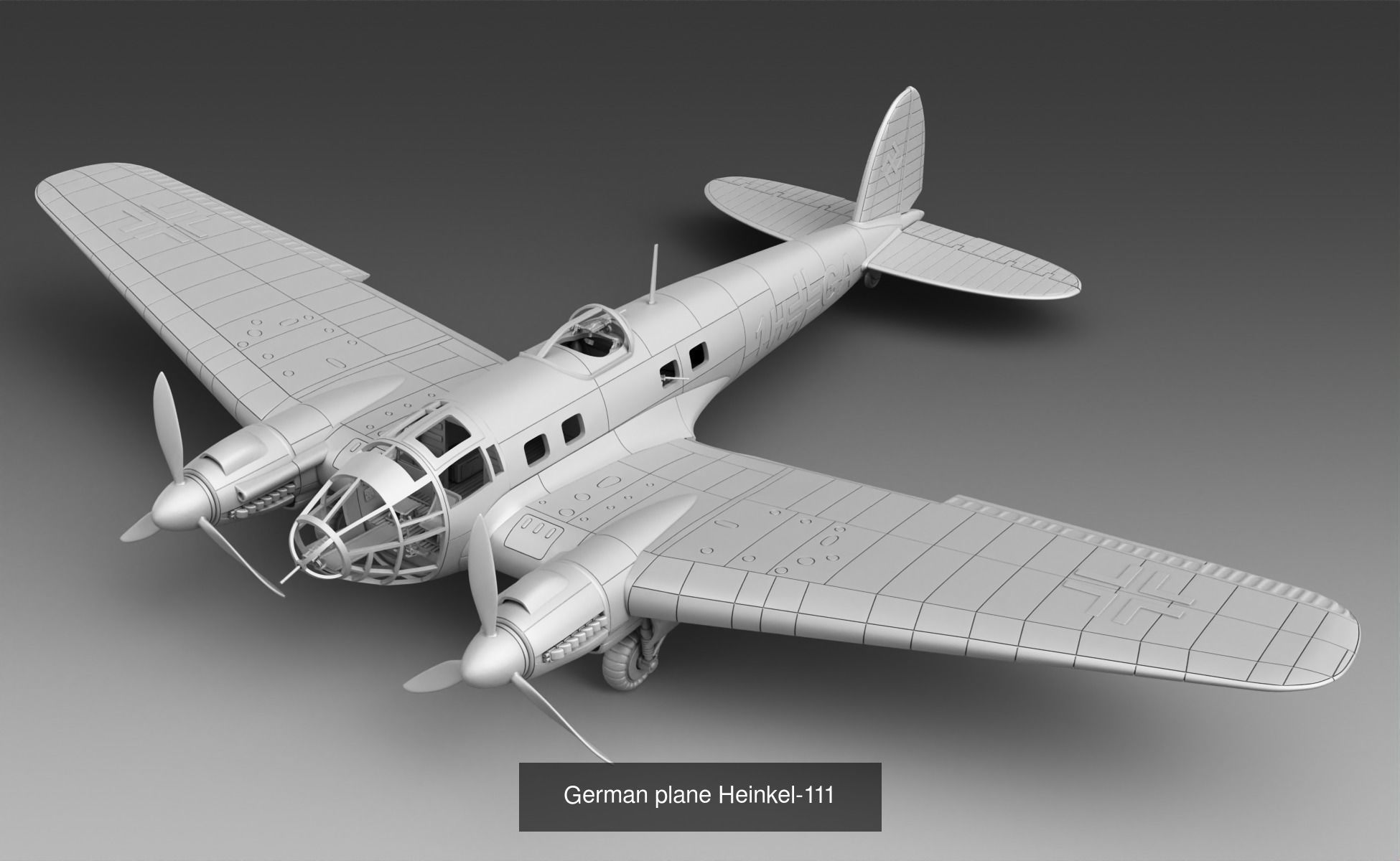 Planes WW2 - Germany 3D Model Collection_4