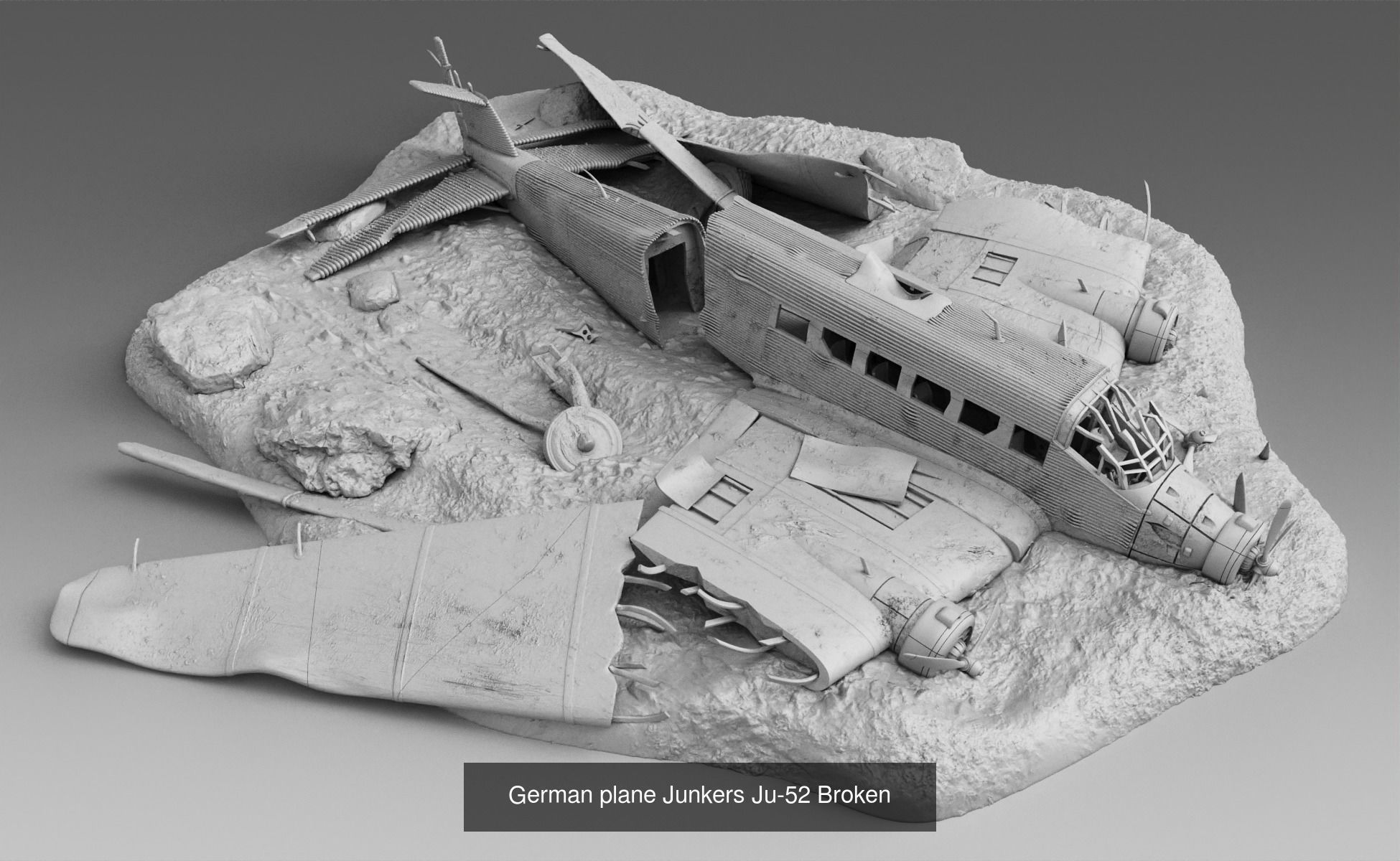 Planes WW2 - Germany 3D Model Collection_7
